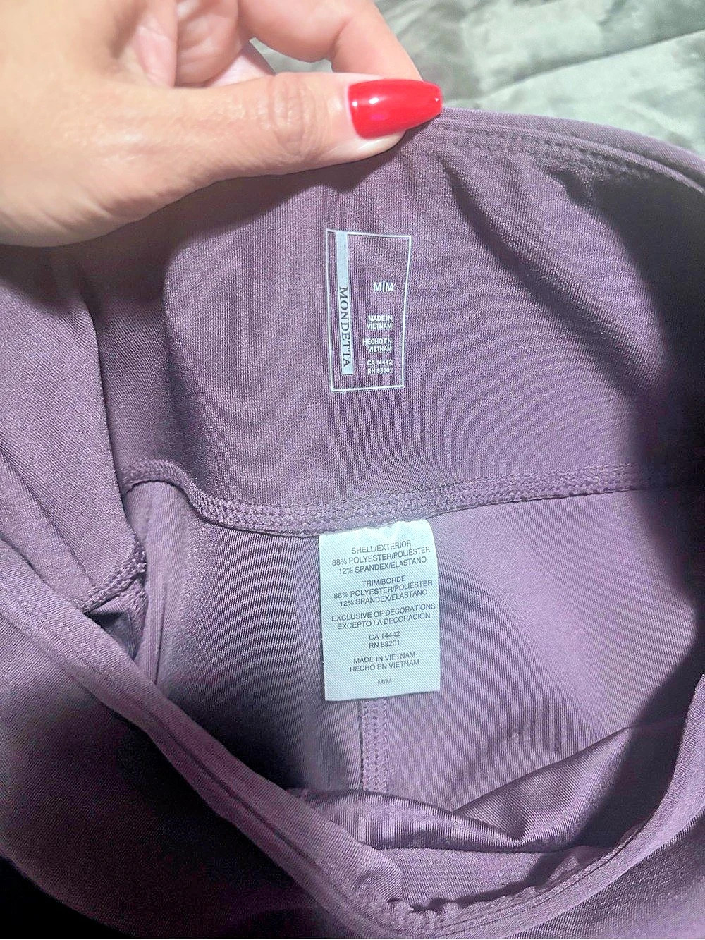 Mondetta Purple Leggings Size 4